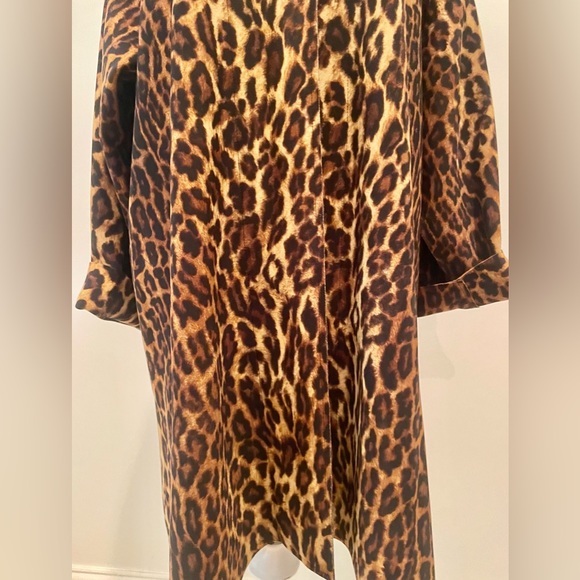 NEW Norma Kamali Leopard Print Coat - Picture 5 of 5